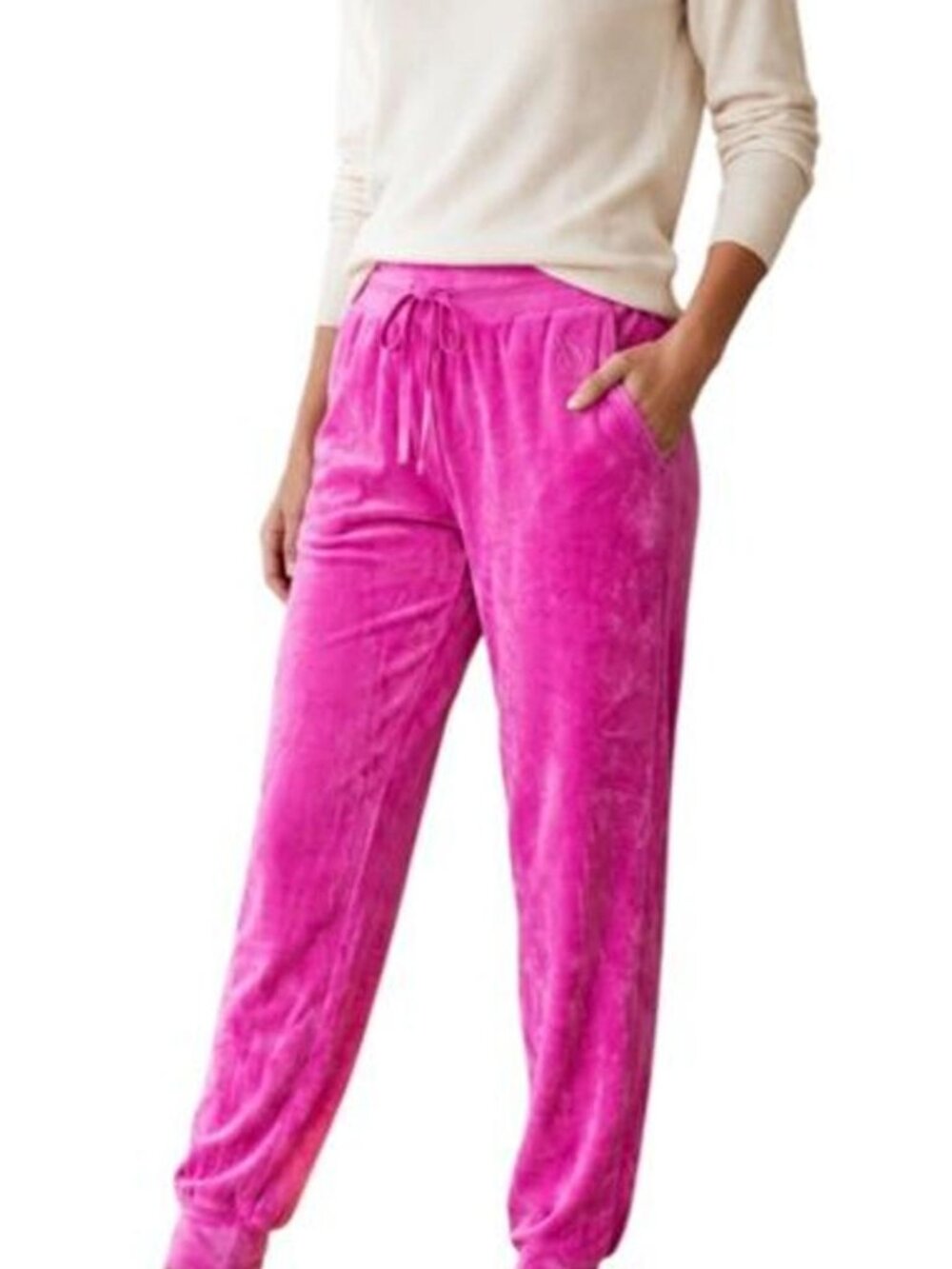 Victoria's Secret Women's Pink Joggers-tracksuits